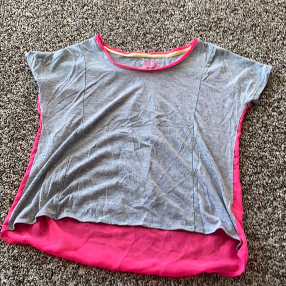 SO brand t-shirt with mesh back.
